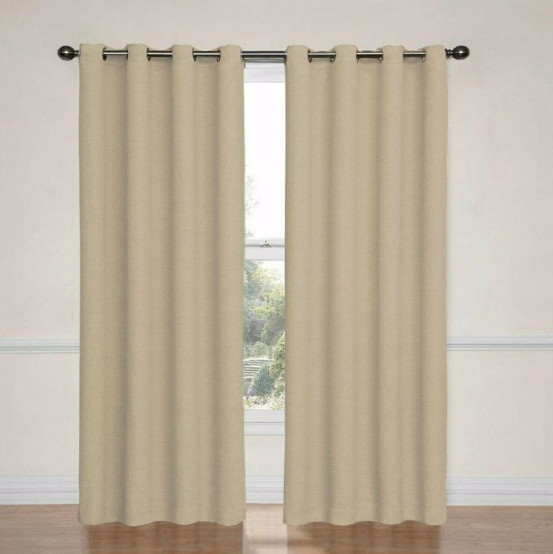 Import Hellas Κουρτίνα Blackout με Τρουκς 140x270 Εκρού